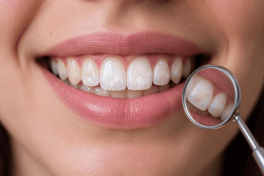 manchas en los dientes